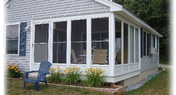 Wells Vacation Rental with Ocean View from Spacious 3 Season Screened Porch