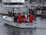 Santa Arrives by Lobster Boat at Kennebunkport's Christmas Prelude
